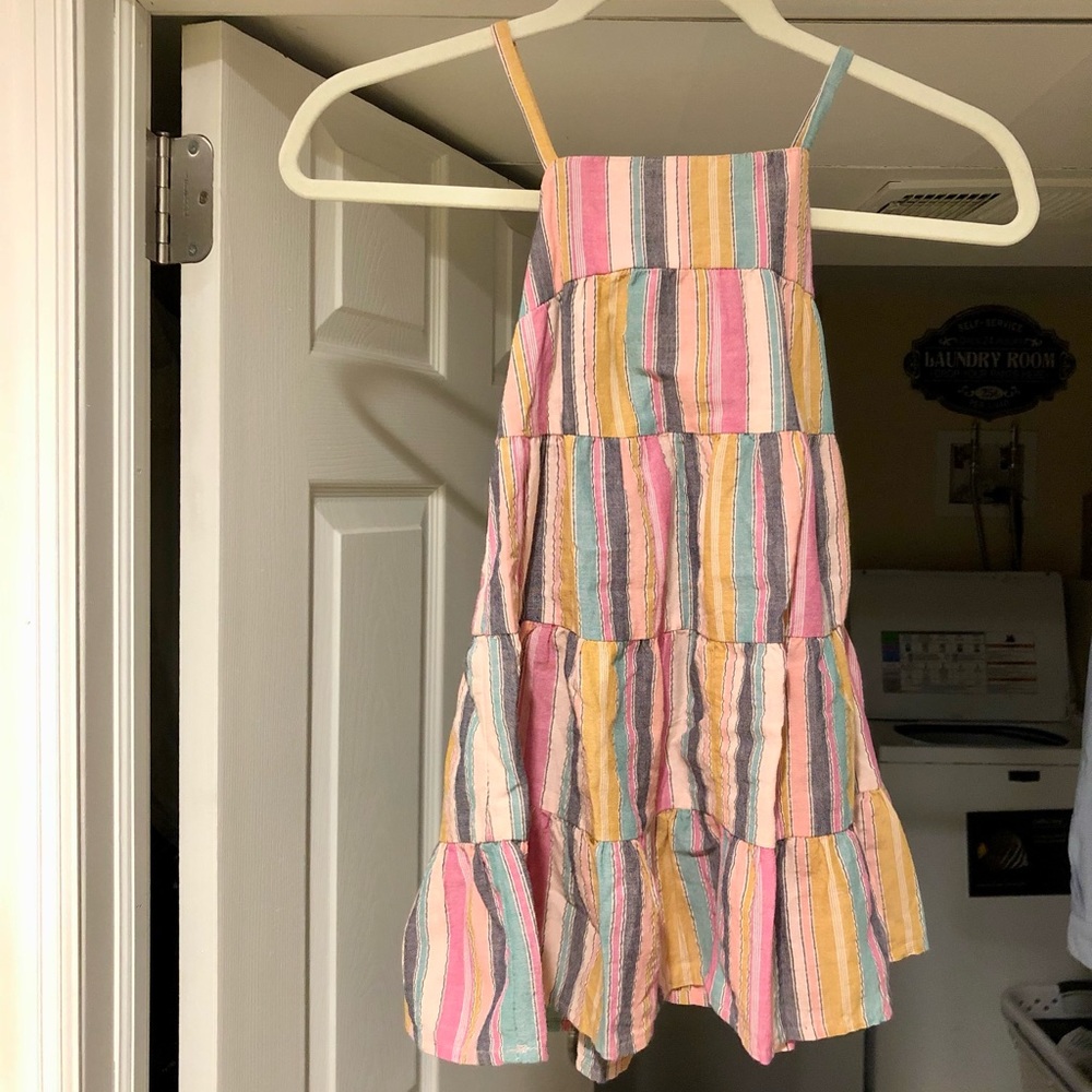 CAT & JACK Boho Multi Stripe Dress Sz 4t